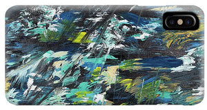 "Coming Out Of The Storm" Kathleen Sullivan Original Painting - Phone Case