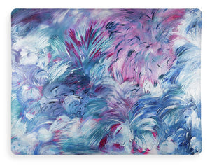 "Fireworks And Flowers"  Kathleen Sullivan Original Painting - Blanket