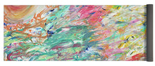 "Sarah Smile" Original Acrylic Painting By Kathy Sullivan - Yoga Mat
