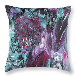 "Storm Warning "- Throw Pillow/Various Sizes/Original Acrylic Painting By Kathy Sullivan